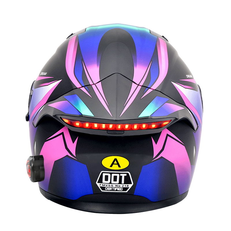 DOT Motorcycle Helmets Double  - đánh giá và giá Full Face Motorcycle Helmet With Bluetooth