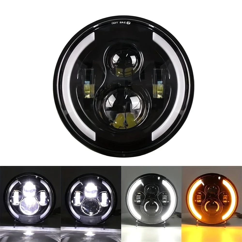 TCYATO 50W 7-Inch 17.78 cm LED - đánh giá và giá Universal Motorcycle Led Headlight Projector