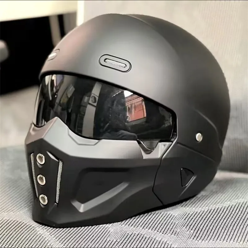 Vintage Retro Motorcycle Helme - đánh giá và giá Full Face Motorcycle Helmet With Bluetooth