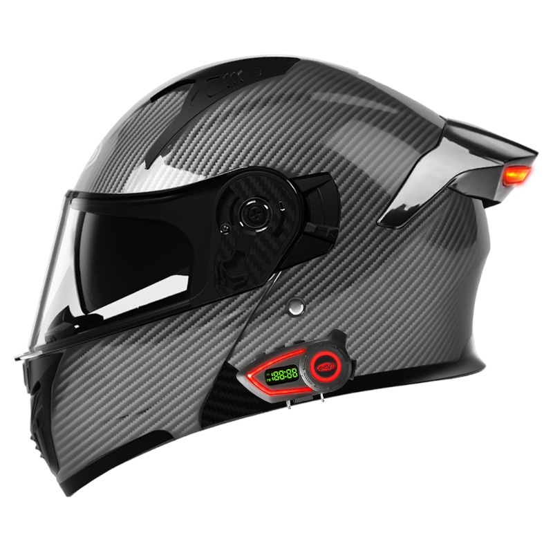 ABS Material Motorcycle Helmet - đánh giá và giá Full Face Motorcycle Helmet With Bluetooth