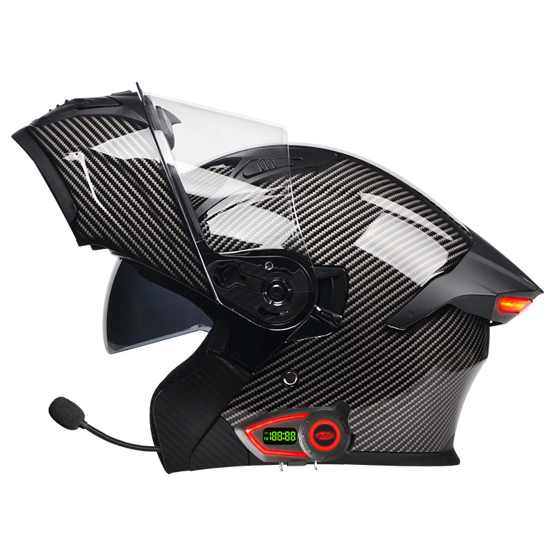 ABS Material Motorcycle Helmet - đánh giá và giá Full Face Motorcycle Helmet With Bluetooth