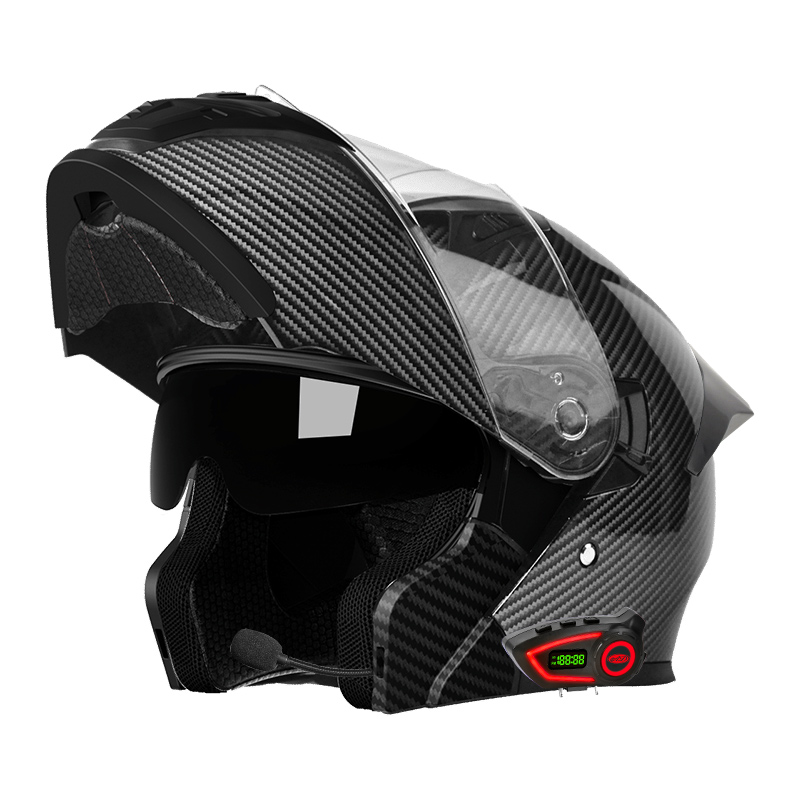 ABS Material Motorcycle Helmet - đánh giá và giá Full Face Motorcycle Helmet With Bluetooth